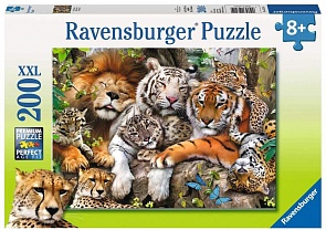 Пазл Сон больших кошек 200 элементов (Ravensburger, 12721)